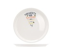 Pizzatallerken med motiv, Ø30cm, dekoreret, hvid, stentøj, MARGARITA RECIPY, (6 stk.)