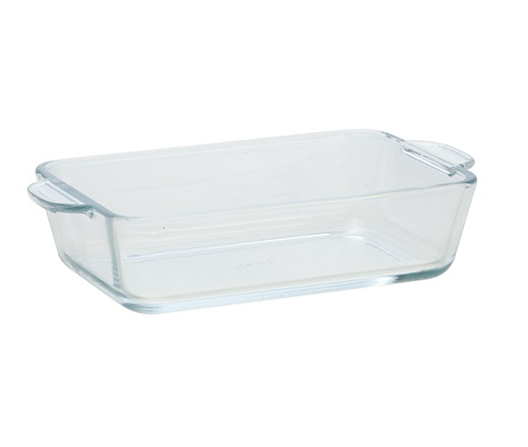 Ovnfad, 500ml, 19,6x11,3x4,5cm, rektangulær, op til 500grader, glas, (1 stk.)