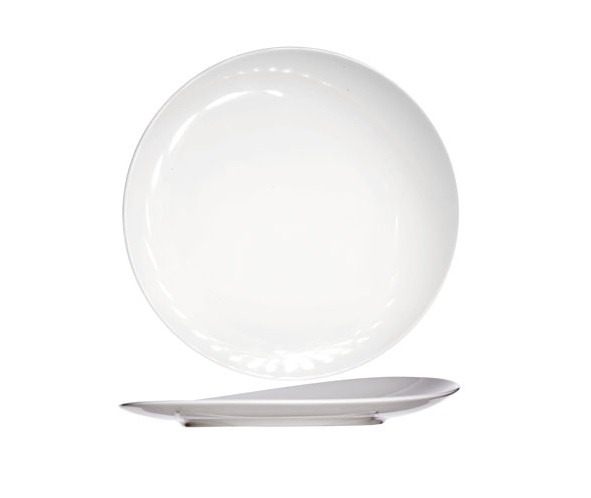 Middagstallerken, hvid, Ø27cm, porcelæn, FESTIVO, (6 stk.)