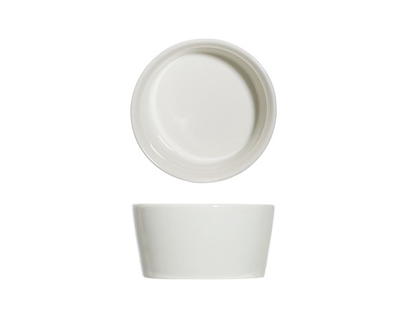 Skål, Ø12,5x6,3cm, hvid, rund, porcelæn, OSLO, (12 stk.)