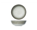 Skål, hvid/natur-farvet, Ø16,5x5,8cm, stentøj, SPLENDIDO, (5 stk.)