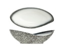 Skål, oval, stentøj, Ø16x8x5cm, lys farve, SEA PEARL, (6 stk.)