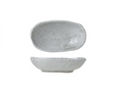 Skål, oval, Ø19x11x5cm, grå, porcelæn, DOLMEN, (4 stk.)