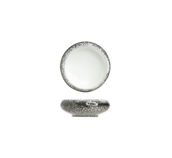 Lille serveringsskål, 100ml, Ø9,5x3cm, stentøj, grå, SEA PEARL, (12 stk.)