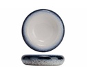 Serveringsskål, Ø20,3x5cm, stentøj, blå/hvid, TORUS, (2 stk.)