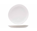 Frokosttallerken, rund, hvid, Ø19,9x2cm, melamin, KUPO, (6 stk.)