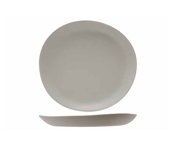 [21469] Frokosttallerken, rund, Ø19,9x2cm, beige, melamin, KUPO, (6 stk.)