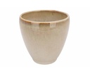 Krus uden hank, 190ml, Ø7,8x7,6cm, sandfarvet, stentøj, CONICO, (12 stk.)