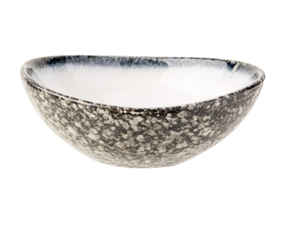 Skål, oval, stentøj, Ø14,8x13,5x5,5cm, (5 stk.)