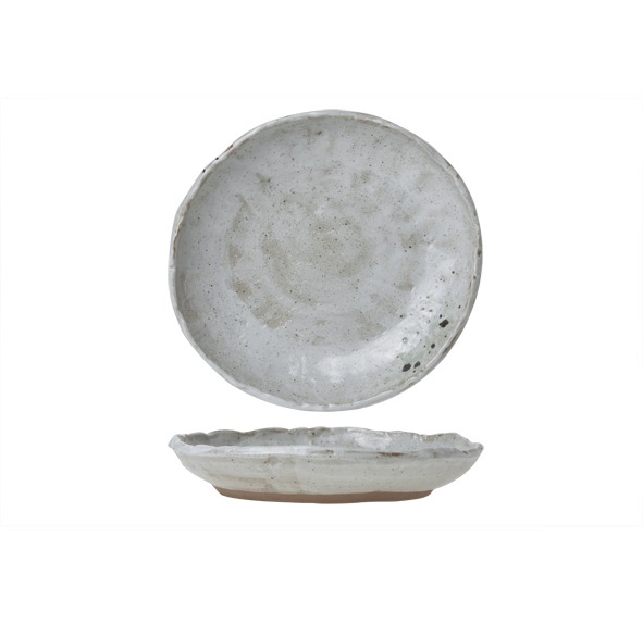 Dyb tallerken, Ø16x17cm, rund, porcelæn, grå, DOLMEN, (6 stk.)