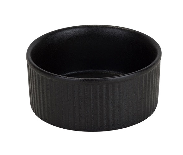 [21519] Ramekin, 275 ml, Ø12x5,2cm, sort, stentøj, YARA, (6 stk.)