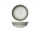 Skål, hvid/natur-farvet, Ø11x4,3cm, stentøj, SPLENDIDO, (6 stk.)