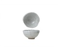 Skål, rund, Ø10x11x5,5cm, grå, porcelæn, DOLMEN, (6 stk.)