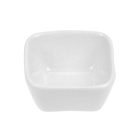 [21533] Små serveringsskåle, Ø5,5x3cm, hvid, porcelæn, (6 stk.)