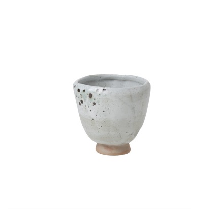 [21546] Kop uden hank, 130ml, Ø7x7cm, grå, porcelæn, DOLMEN, (6 stk.)