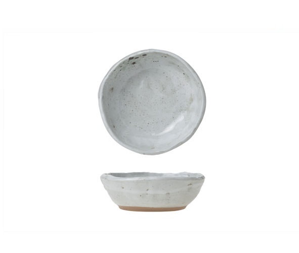 Lille serveringsskål, Ø11x3,5cm, porcelæn, lysegrå, DOLMEN, (6 stk.)