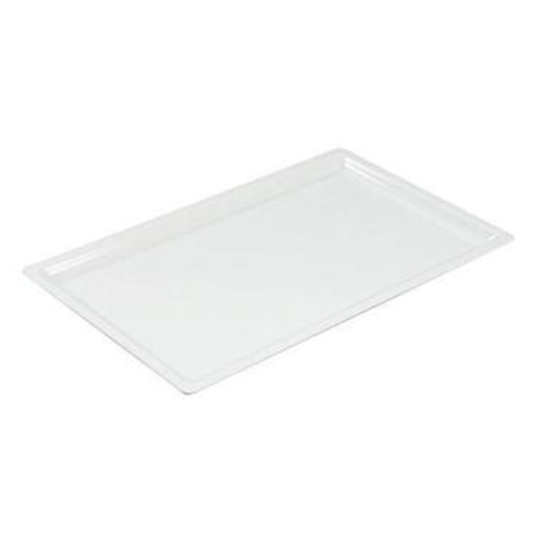 Serveringsfad, 1/1GN, 53x32,5x2cm, rektangulær, melamin, Hvid, (1 stk.)