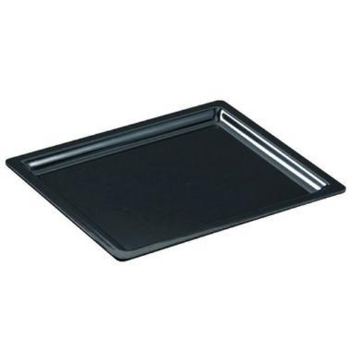 Serveringsfad, 1/2GN, 32,3x26,3x2cm, rektangulær, melamin, Sort, (1 stk.)