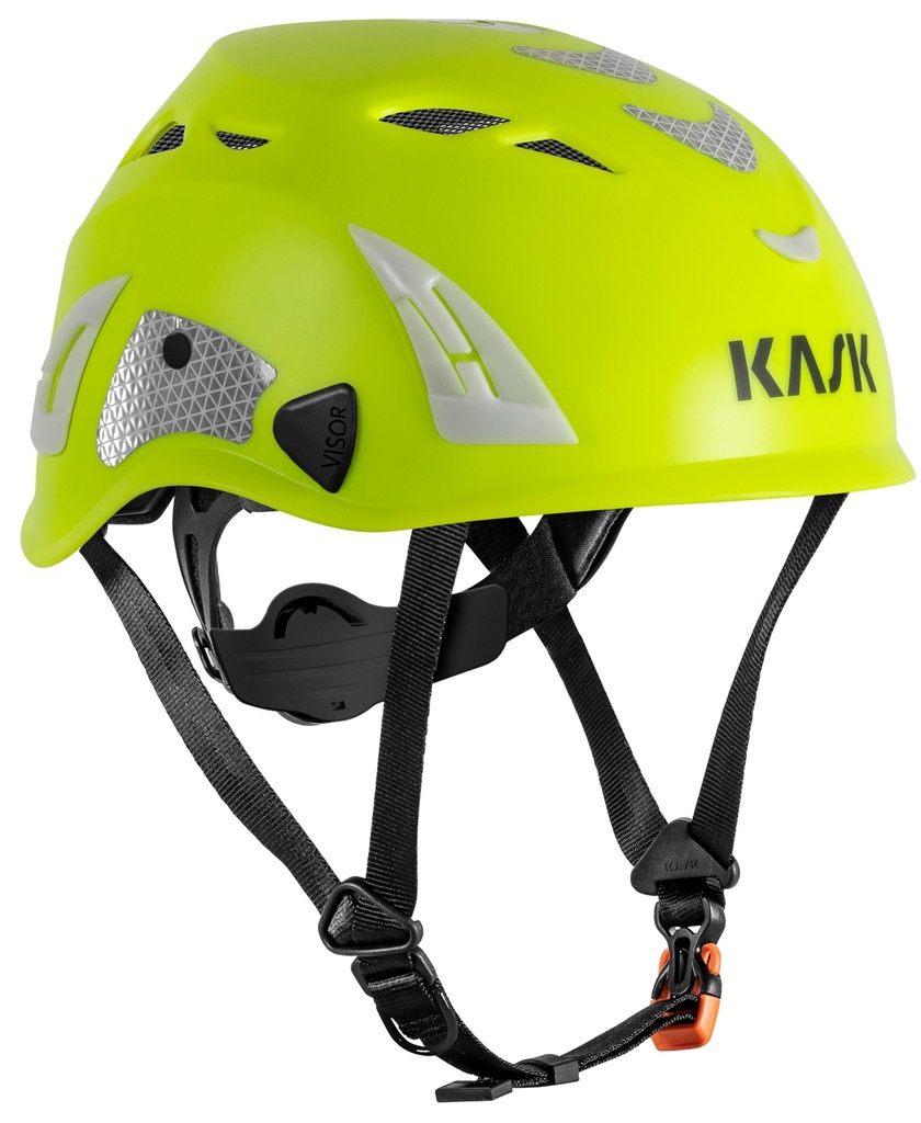 Sikkerhedshjelm, Kask, Superplasma, HV, Hi-viz, gul, (1 stk.)