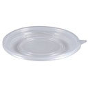 Låg, TowerPac, Ø12,27cm, klar, PP, med skruefunktion, (500 stk.)