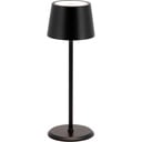 LED bordlampe, MONTE-CARLO, Securit, ledningsfri og genopladelig, sort, (1 stk.)