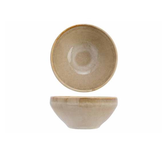 Skål, Ø14cm, rund, sandfarvet, stentøj, CONICO, (6 stk.)