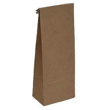 [10741] Klodsbundspose, 2L, 10,5/6,5x29cm, brun, papir/ PE, (500 stk.)