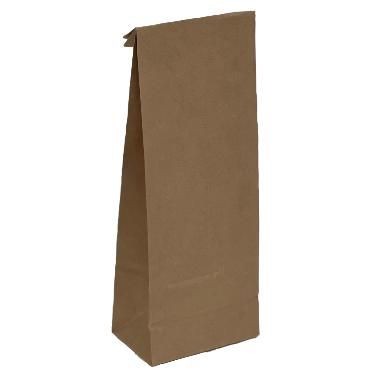 [10741] Klodsbundspose, 2L, 10,5/6,5x29cm, brun, papir/ PE, (500 stk.)