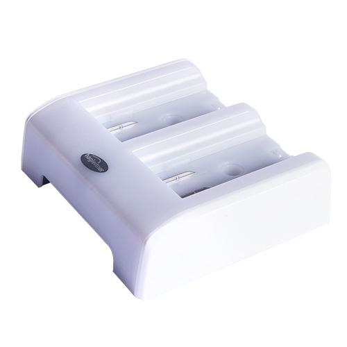 Oplader til 2 batterier, GS-Tech by Hagleitner, "powerSTATION", (1 stk.)