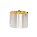 Madring til anretning, Ø7x5,5cm, rustfrit stål, INOX, (6 stk.)