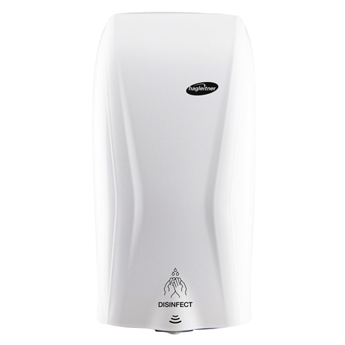 Dispenser til flydende hånddesinfektion, GS-Tech by Hagleitner, "XIBU DISINFECT hybrid", sort eller hvid, (1 stk.)