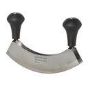 Dobbelt vuggekniv, 18cm, rustfrit stål/PP, inkl. bladcover, (1 stk.)