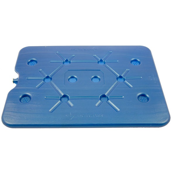 Stor køleelement, 800g, 24,5x31,8x1,2cm, blå, (1 stk.)
