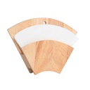 Kaffefilterholder til væg, 16x4,2x21,8cm, træ, (1 stk.)