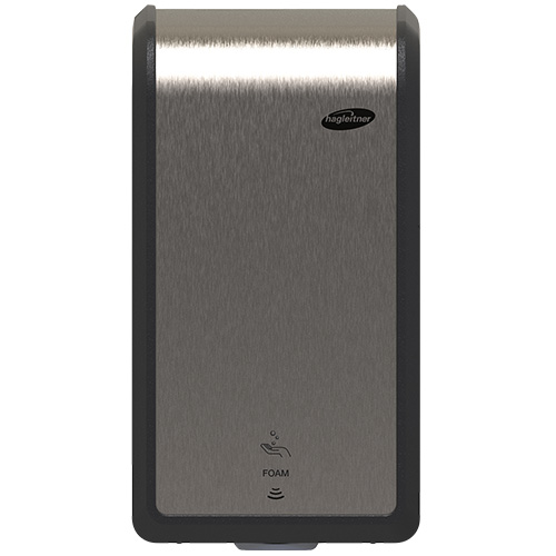 Dispenser til skum, GS-Tech by Hagleitner, "XIBU METAL FOAM hybrid", til pose refiller, rustfri stål, (1 stk.)