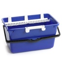 Vinduespudserspand med rist og holder, 18 liter, blå, Moerman, (1 stk.)