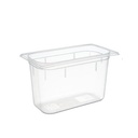 Plastkantine, 1/3 GN, 7 L, 32,5x17,6x20 cm, polypropylen, Klar, (1 stk.)