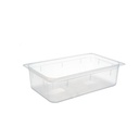 Plastkantine, 1/1 GN, 19,5 L, 53x32,5x15 cm, polypropylen, Klar, (1 stk.)
