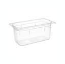 Plastkantine, 1/3 GN, 5,3 L, 32,5x17,6x15 cm, polypropylen, Klar, (1 stk.)