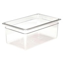 Plastkantine, Cambro, 1/1GN, 25,6L, 53x32,5x20cm, polycarbonat, Klar, (1 stk.)