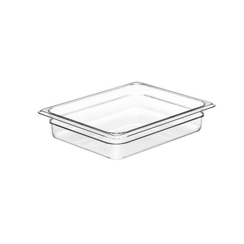 Plastkantine, Cambro, 1/2GN, 3,9L, 32,5x26,5x6,5cm, polycarbonat, Klar, (1 stk.)