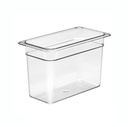 Plastkantine, Cambro, 1/3GN, 6,9L, 32,5x17,6x20cm, polycarbonat, Klar, (1 stk.)