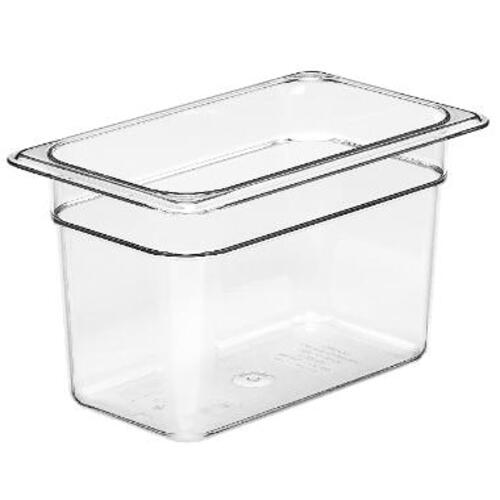 Plastkantine, Cambro, 1/4GN, 3,7L, 26,5x16,2x15cm, polycarbonat, Klar, (1 stk.)