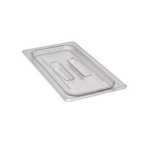 [22555] Låg til plastkantine, med håndtag, Cambro 1/3GN, 32,5x17,6cm, polycarbonat, Klar, (1 stk.)