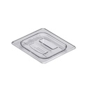 Låg til plastkantine, med håndtag, Cambro 1/6GN, 17,6x16,2cm, polycarbonat, Klar, (1 stk.)