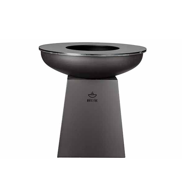 Bålgrill, Ø99cm, sort, cortenstål, White Fire, BARBECUES, (1 stk.)