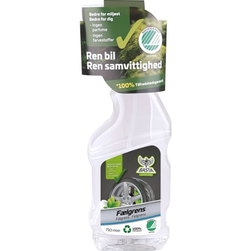 Fælgrens, Basta Green Line, 710 ml, klar-til-brug, uden farve og parfume, (6 stk.)