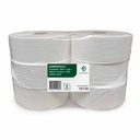 Jumborulle, toiletpapir, GS-Basic, 2-lags, Medi, 350m x 9,7cm, Ø26,5cm, hvid, 100% nyfiber, (6 stk.)