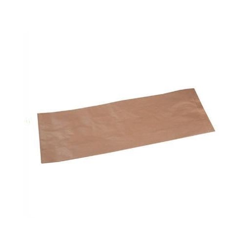 [22727] Grovbrødspose, stor, 16/(2x4)x45+2cm, 50gr, ribbet, brun, (500 stk.)