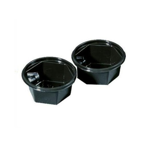 [22744] Dressingbæger, 50ml, Ø6,8x3,1cm, APET, sort, (1152 stk.)